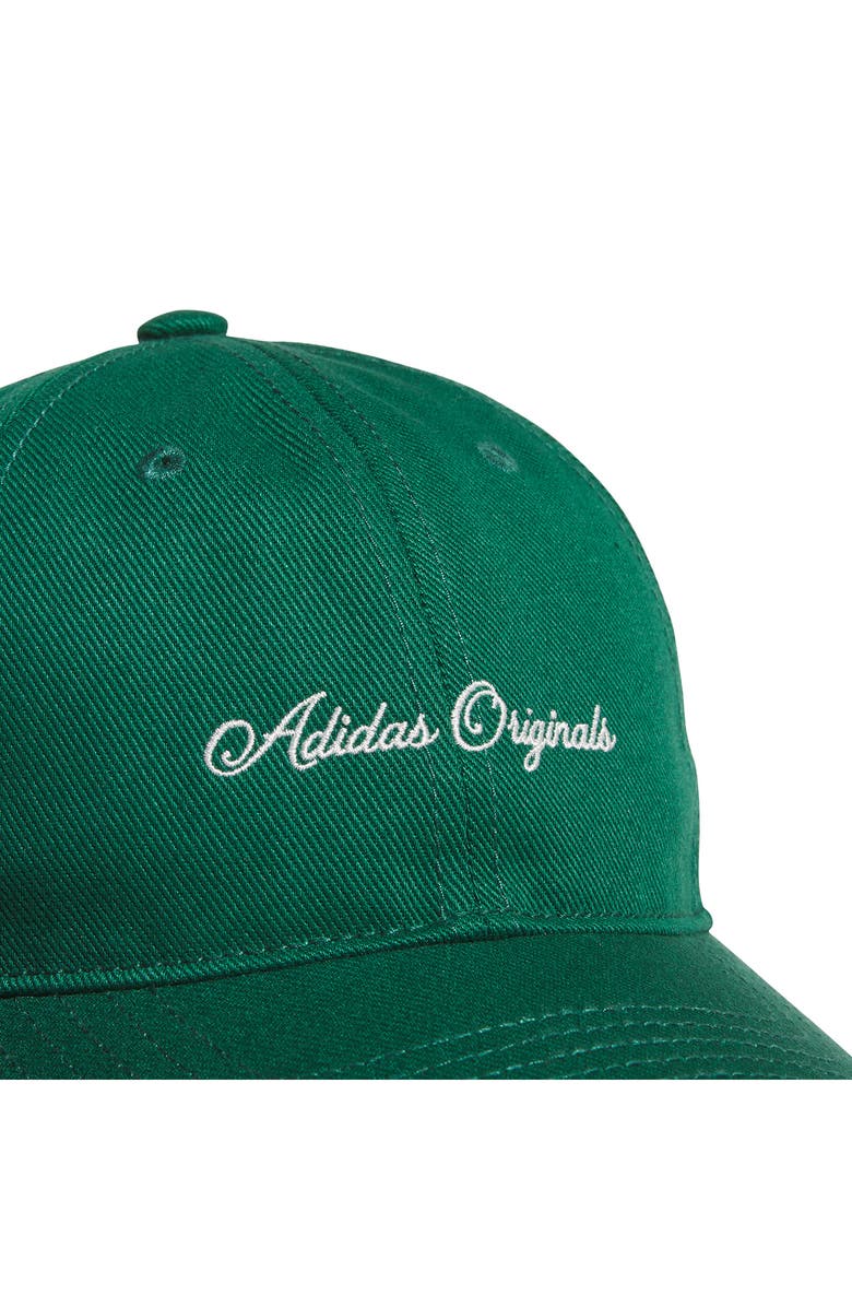 adidas Signature Baseball Cap, Alternate, color, Collegiate Green/ Off White