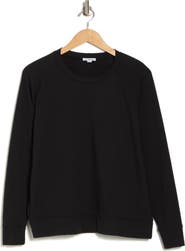 James Perse Cotton French Terry Relaxed Sweater
