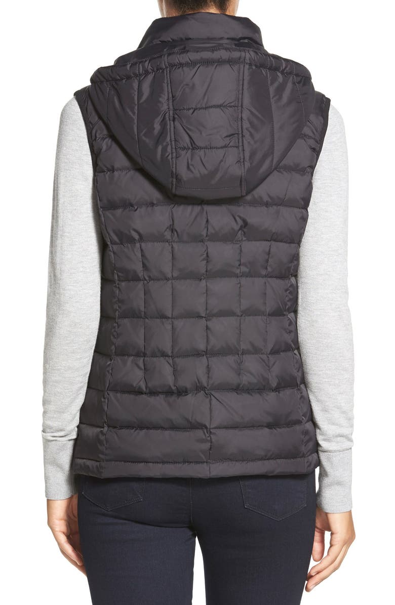 MICHAEL Michael Kors Quilted Down & Feather Fill Vest with Detachable Hood, Alternate, color,