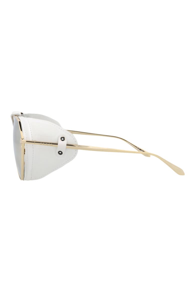 62mm Polarized Oversize Aviator Sunglasses, Alternate, color, GOLD GOLD GOLD