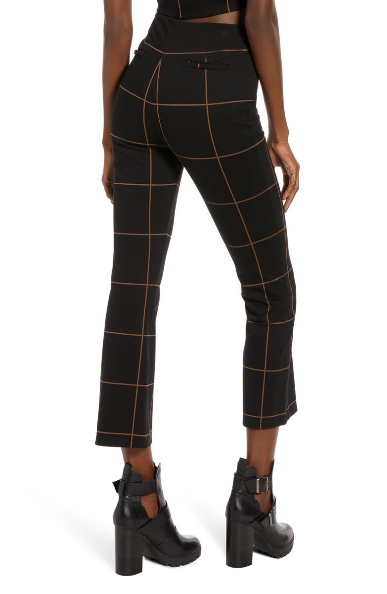 Leith Ponte High Waist Kick Flare Pants, Alternate, color,