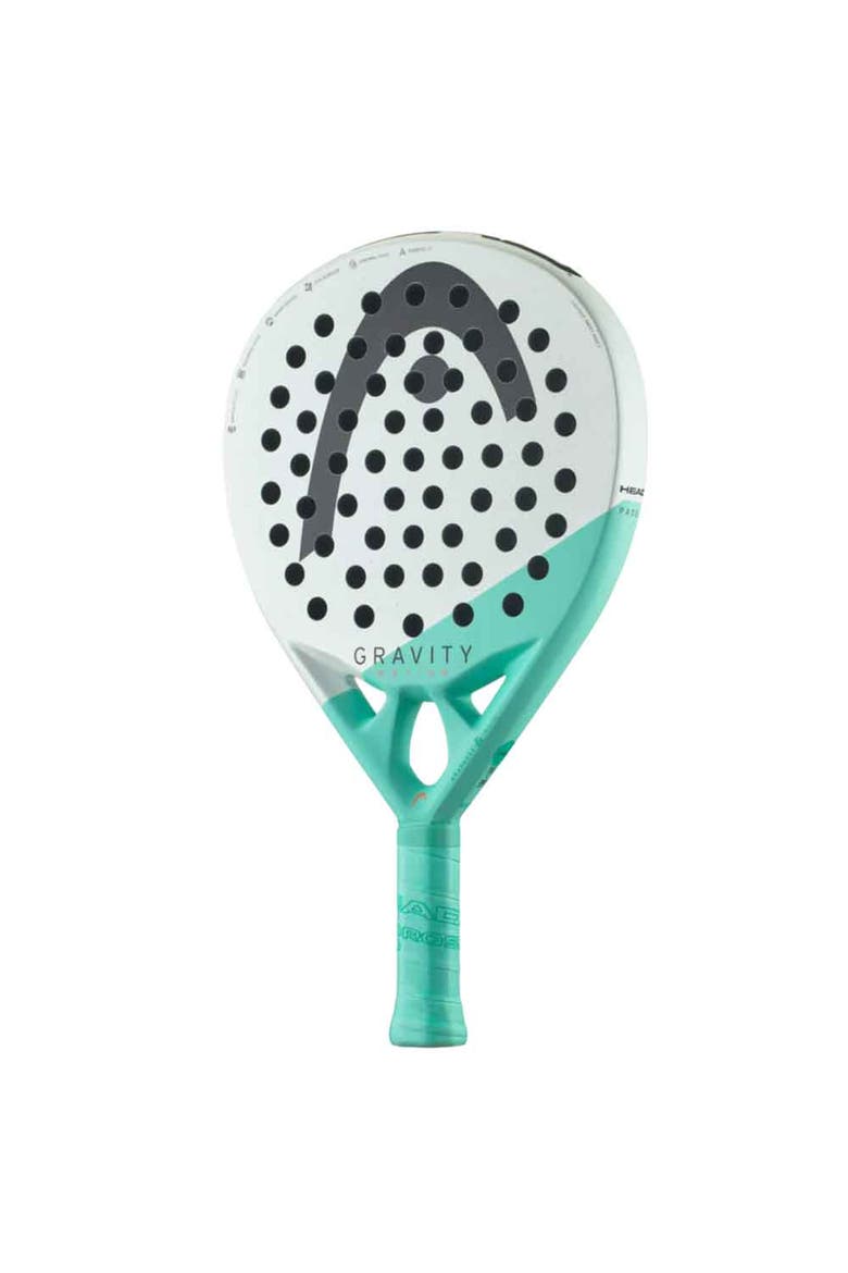 Gravity Motion Padel Racquet, Alternate, color, White/Teal