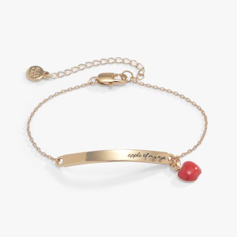 'Apple of My Eye' Linear Bracelet