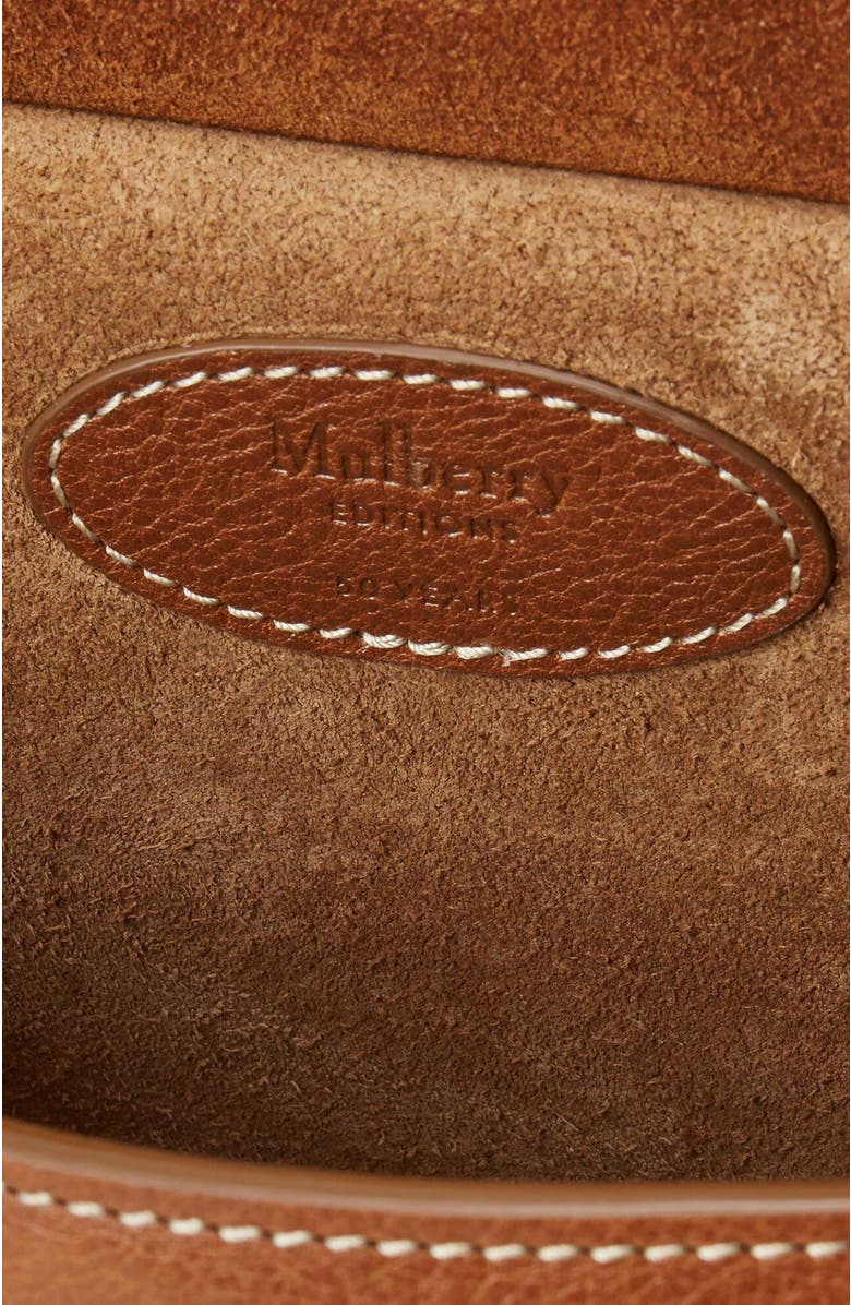 Mulberry Antony Leather Stitched Crossbody Bag, Alternate, color, Oak
