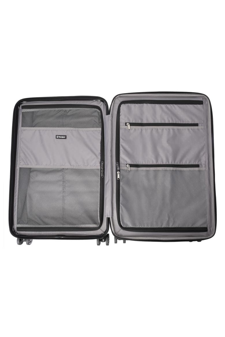 Rollmaster™ Lite 28-Inch Expandable Hardside Spinner Luggage, Alternate, color, SILVER CARBON FIBER