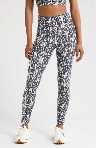Zella Studio Luxe Print High Waist 7/8 Leggings