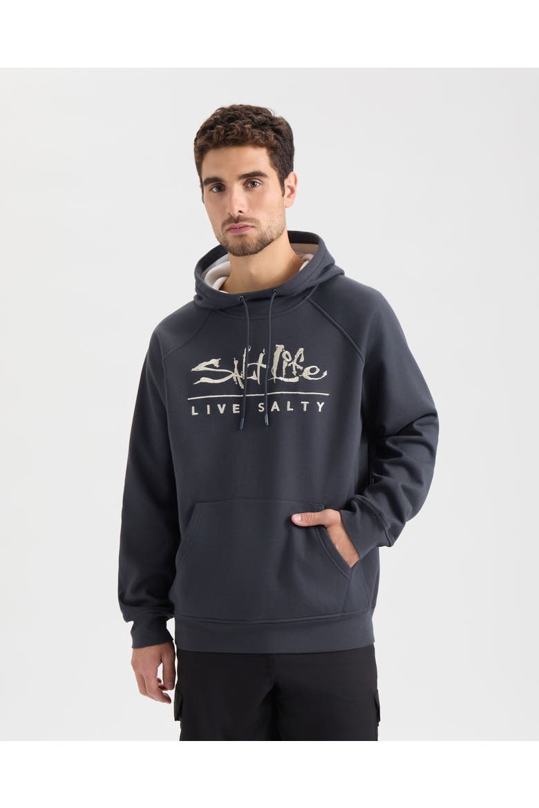 Originator Bonded Fleece Hoodie, Main, color, Ebony
