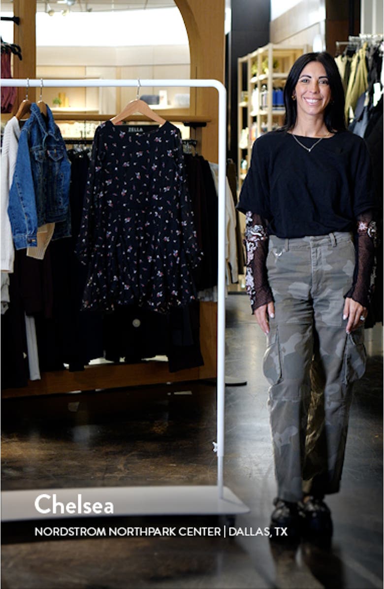 Kids' Floral Long Sleeve Romper, sales video thumbnail