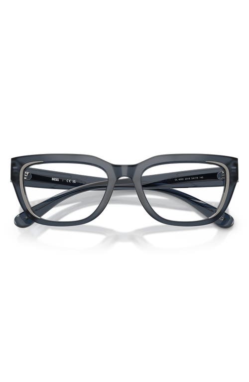 Diesel ® 52mm Rectangular Optical Glasses