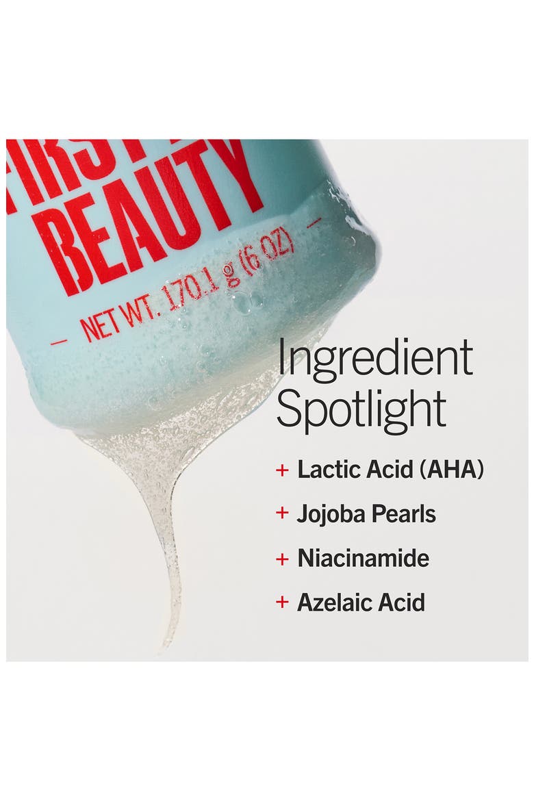 Brighten + Glow Exfoliating Gel Cleanser with AHA + Jojoba Pearls, Alternate, color, NO COLOR