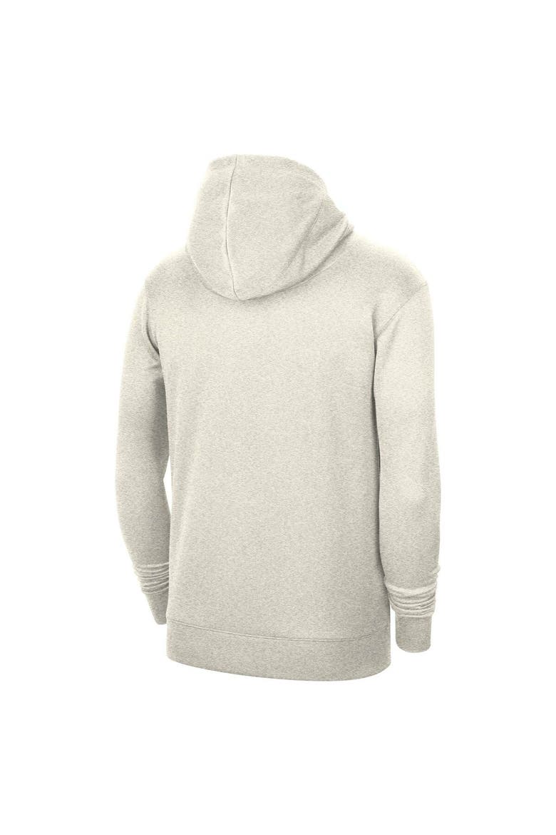 Men's Nike Cream Brooklyn Nets 2022/23 Spotlight On-Court Practice Performance Pullover Hoodie, Alternate, color, Cream