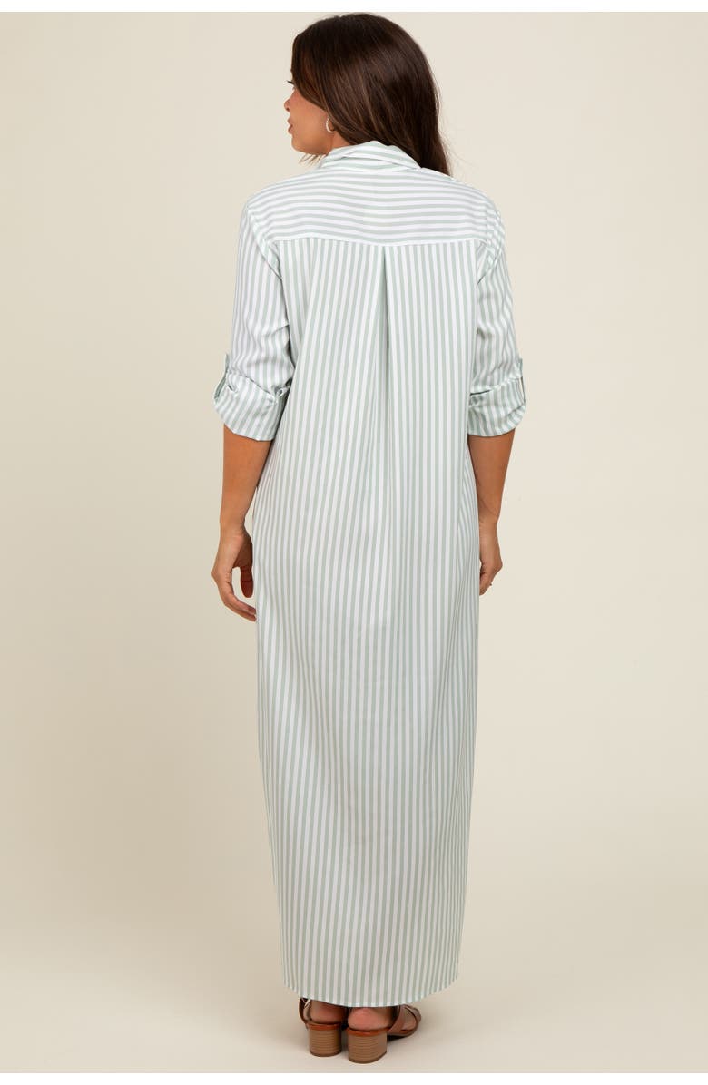 PinkBlush Striped Button Down Maxi Dress, Alternate, color, 