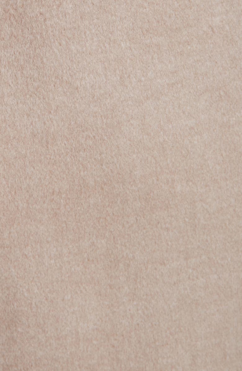 Via Spiga Asymmetrical Wool Coat with Faux Fur Collar, Alternate, color, 