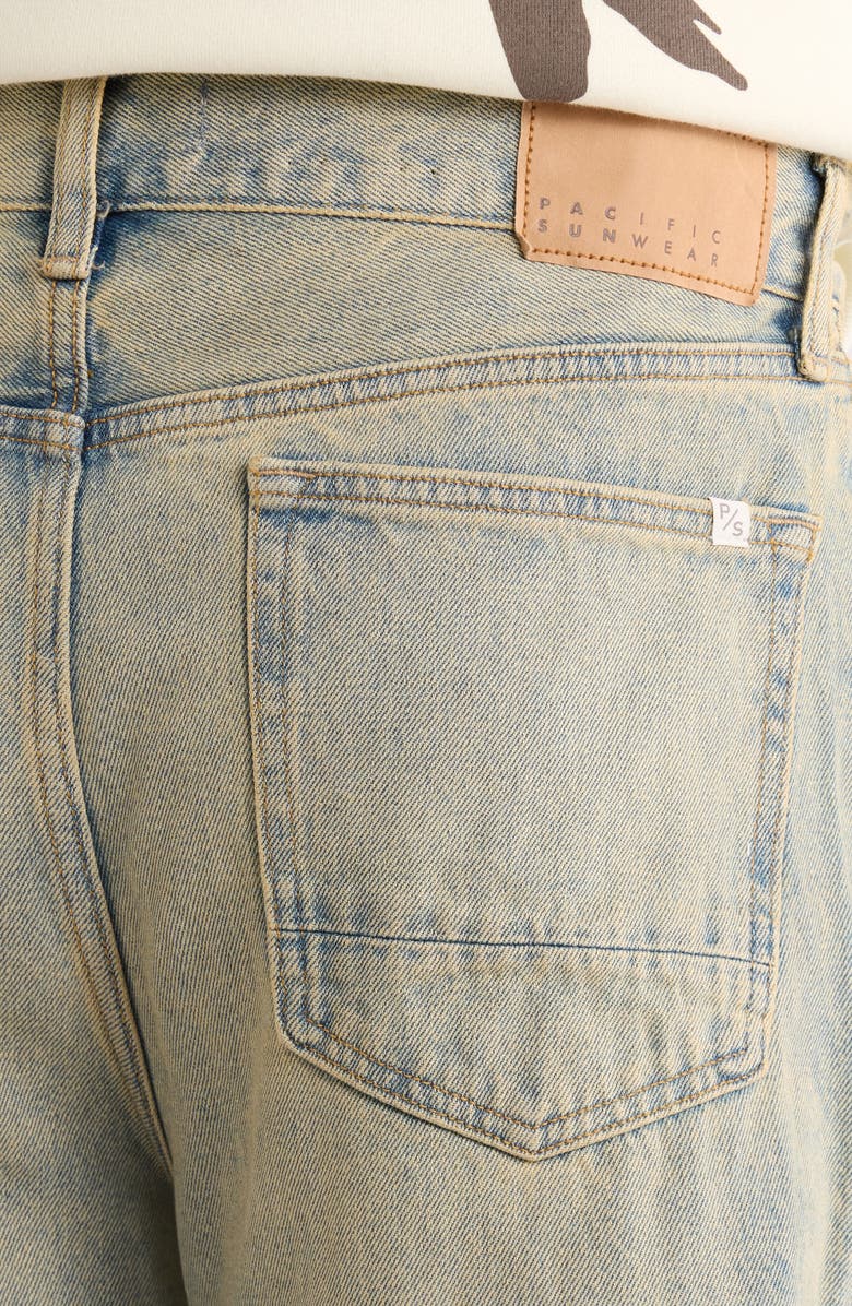 PacSun Dane II Tinted Extreme Baggy Jeans, Alternate, color, Light Indigo