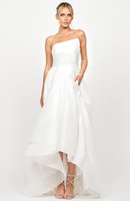 Bariano Faiy Asymertric Hi Low Gown
