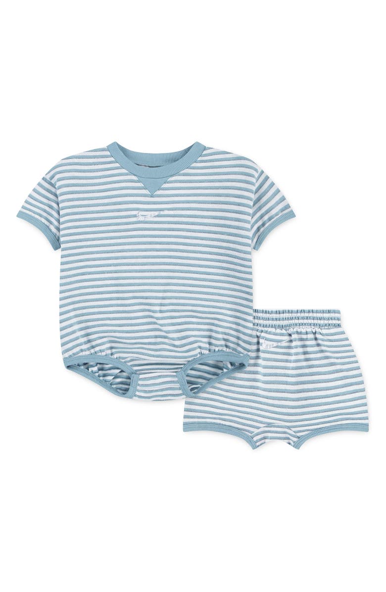 Stripe Bodysuit & Shorts Set