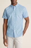 Bonobos Fish Party Slim Fit Short Sleeve Button-Down Shirt