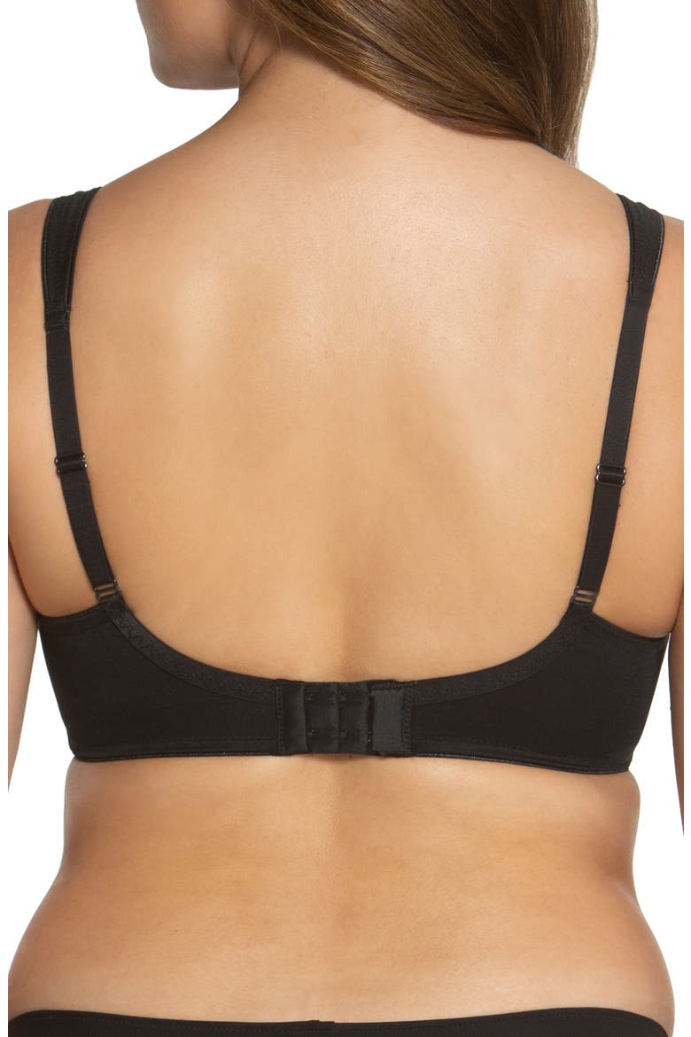 Nanette Seamless Underwire Maternity/Nursing Bra, Alternate, color, BLACK