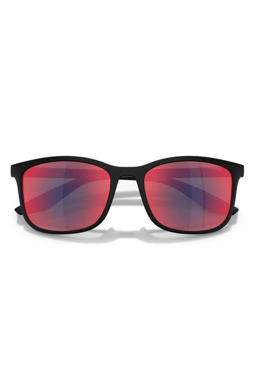 Prada Linea Rossa 56mm Pillow Sunglasses