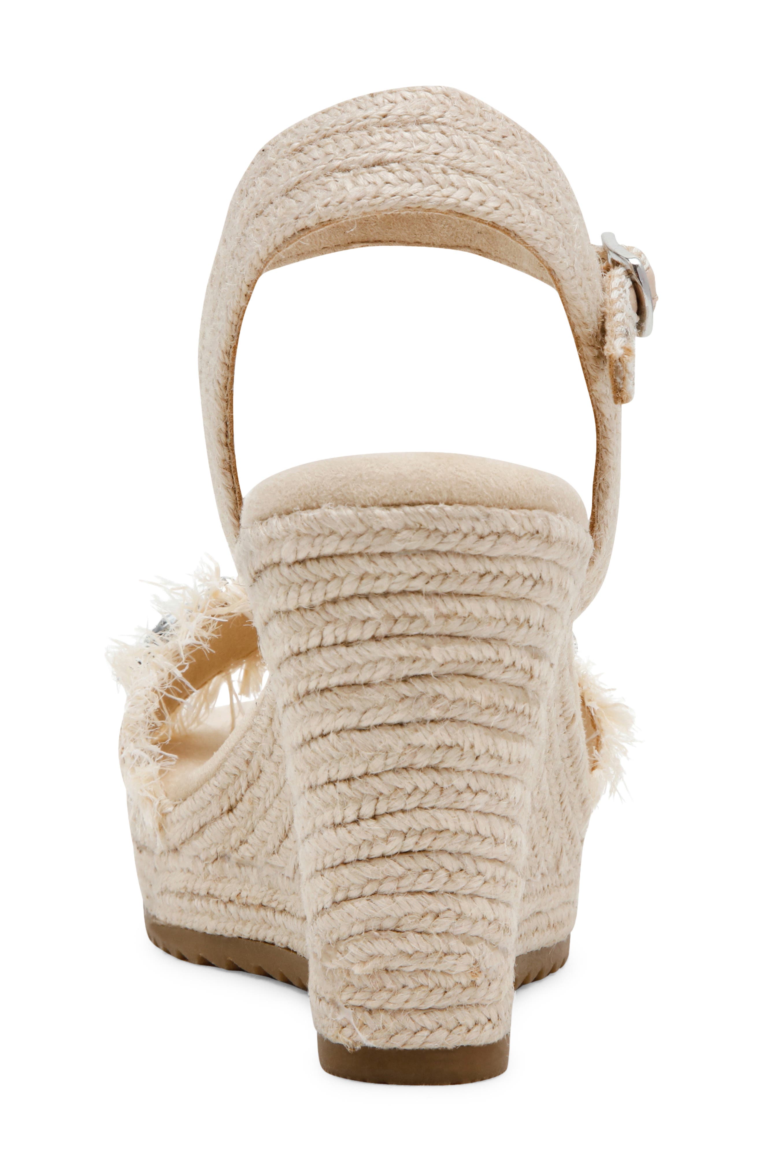 Anne Klein Wilton Ankle Strap Platform Wedge Sandal, Alternate, color, 