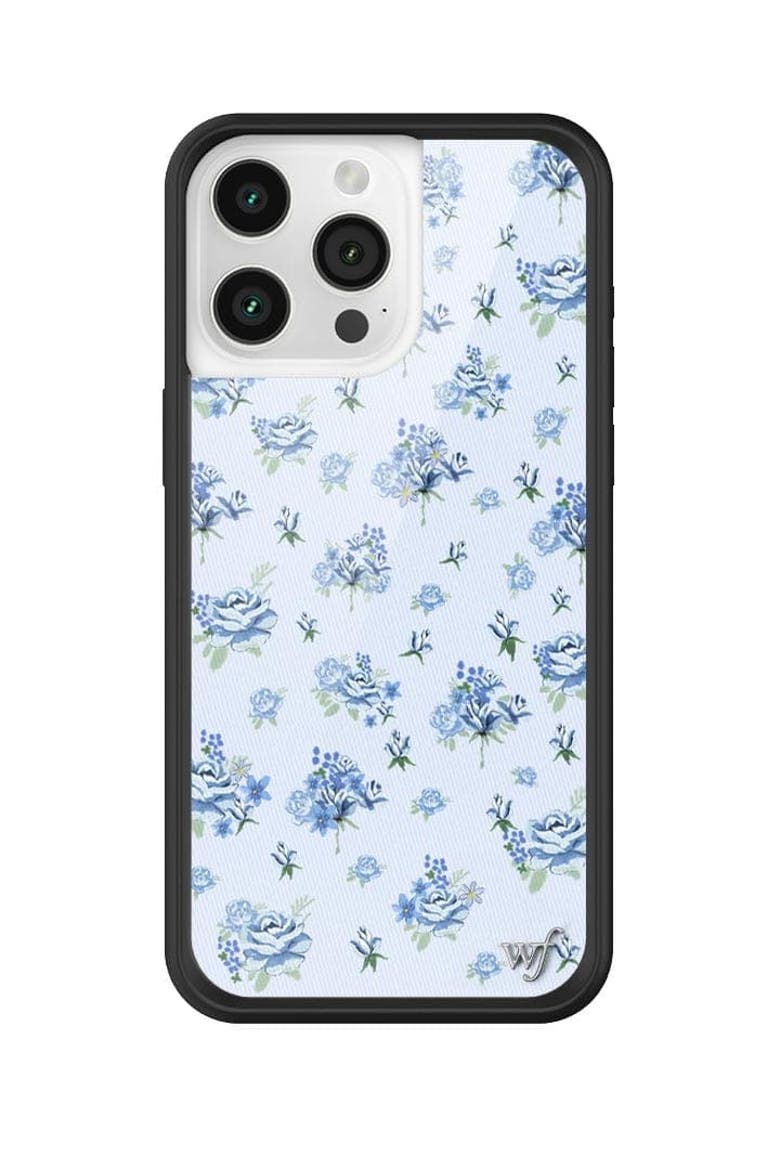 Forget Me Not Floral iPhone Case, Alternate, color, Blue