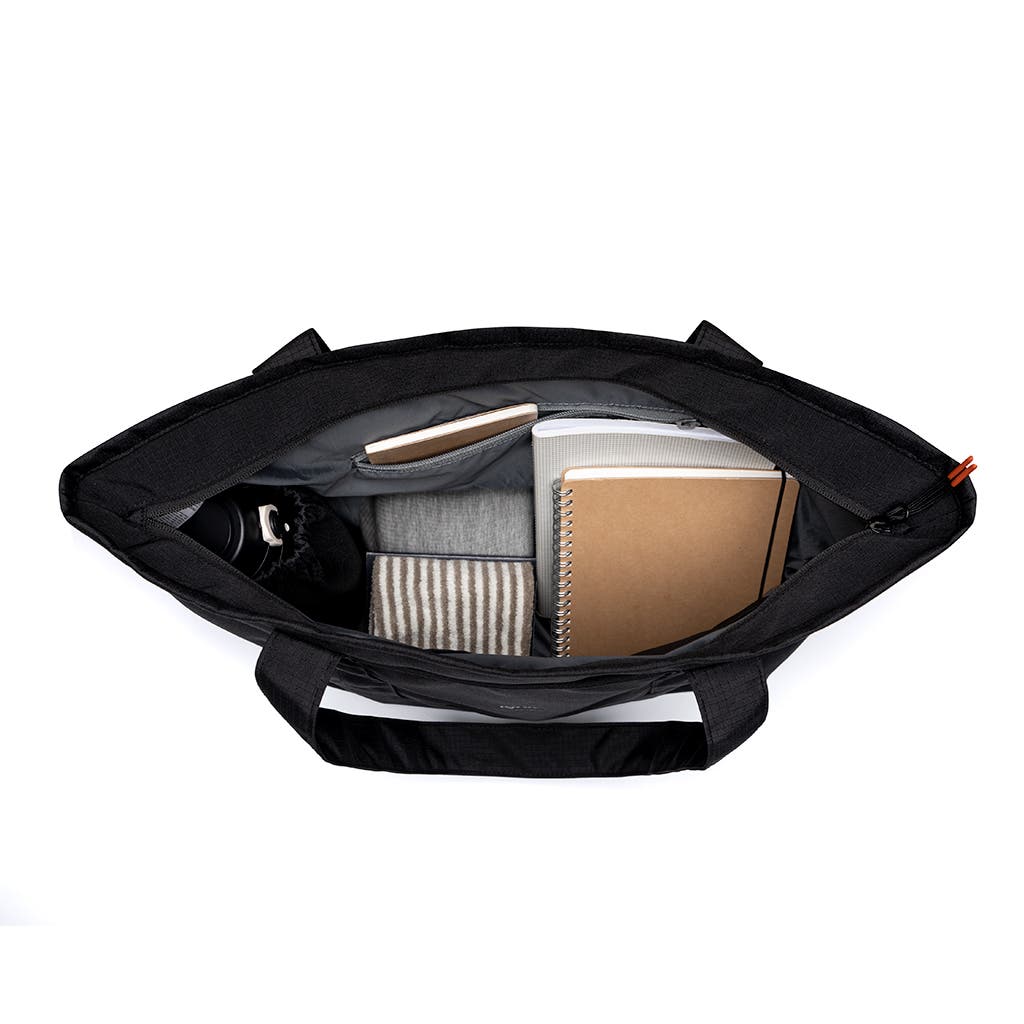 Strata Tote Bag, Alternate, color, Full BLACK