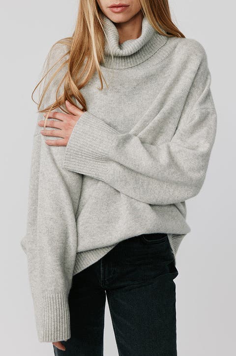 Charlie Oversized Cashmere Turtleneck