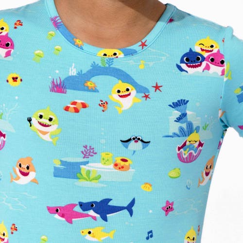 Bellabu Bear Kids' Baby Shark Set Of 2 Piece Pajamas In Baby Shark