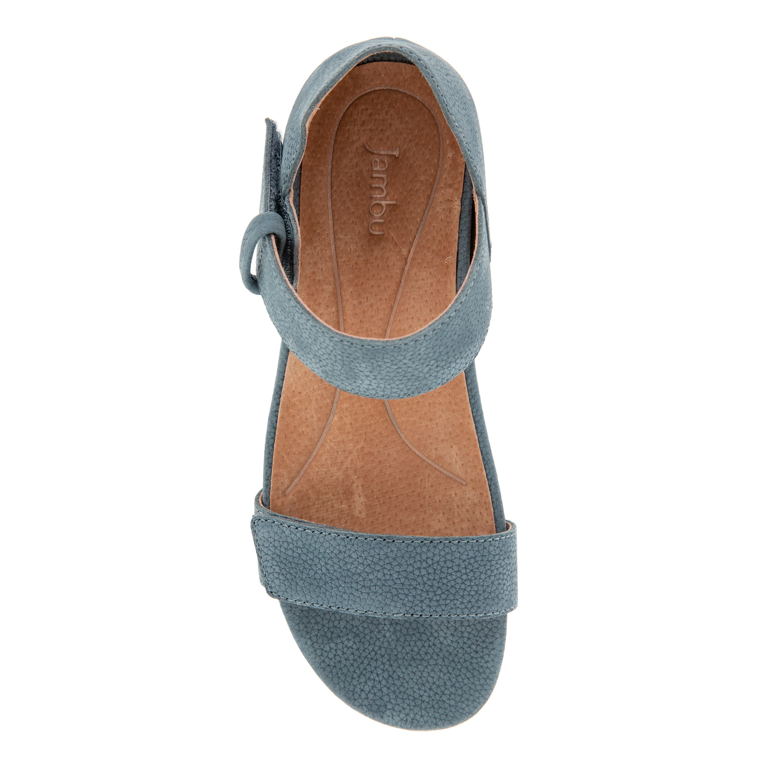 Linda Casual Wedge Sandal, Alternate, color, DENIM