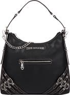 True Religion Triple Straps Large Faux Leather Hobo