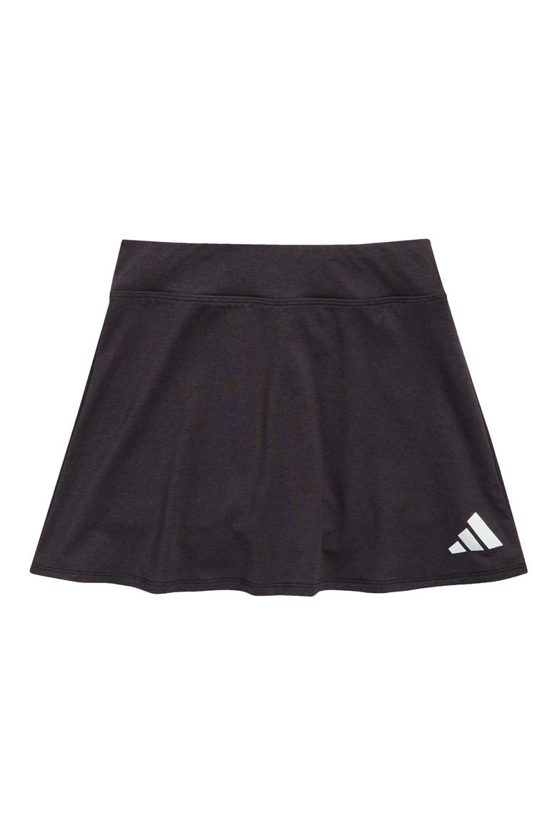 Kids' Mélange Skirt, Main, color, BLACK W/ GREY MELANGE