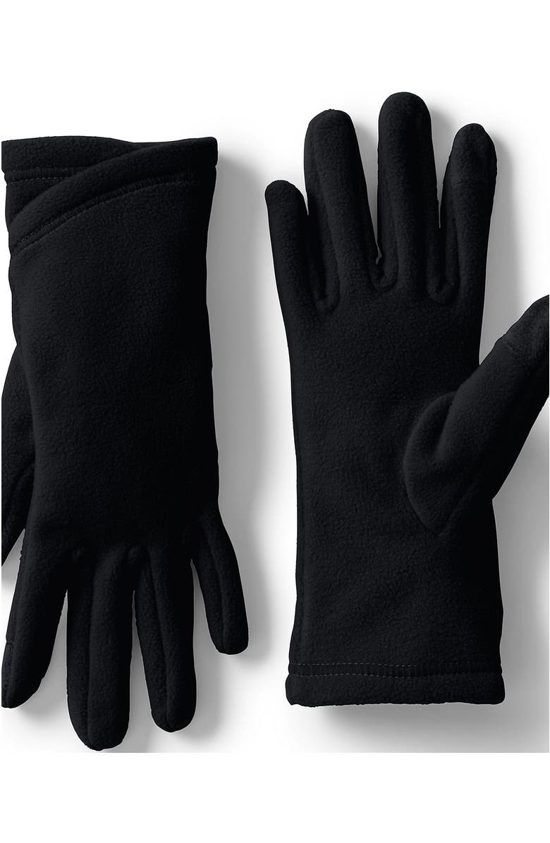 Lands' End Anyweather Fleece EZ Touch Screen Gloves, Main, color, 