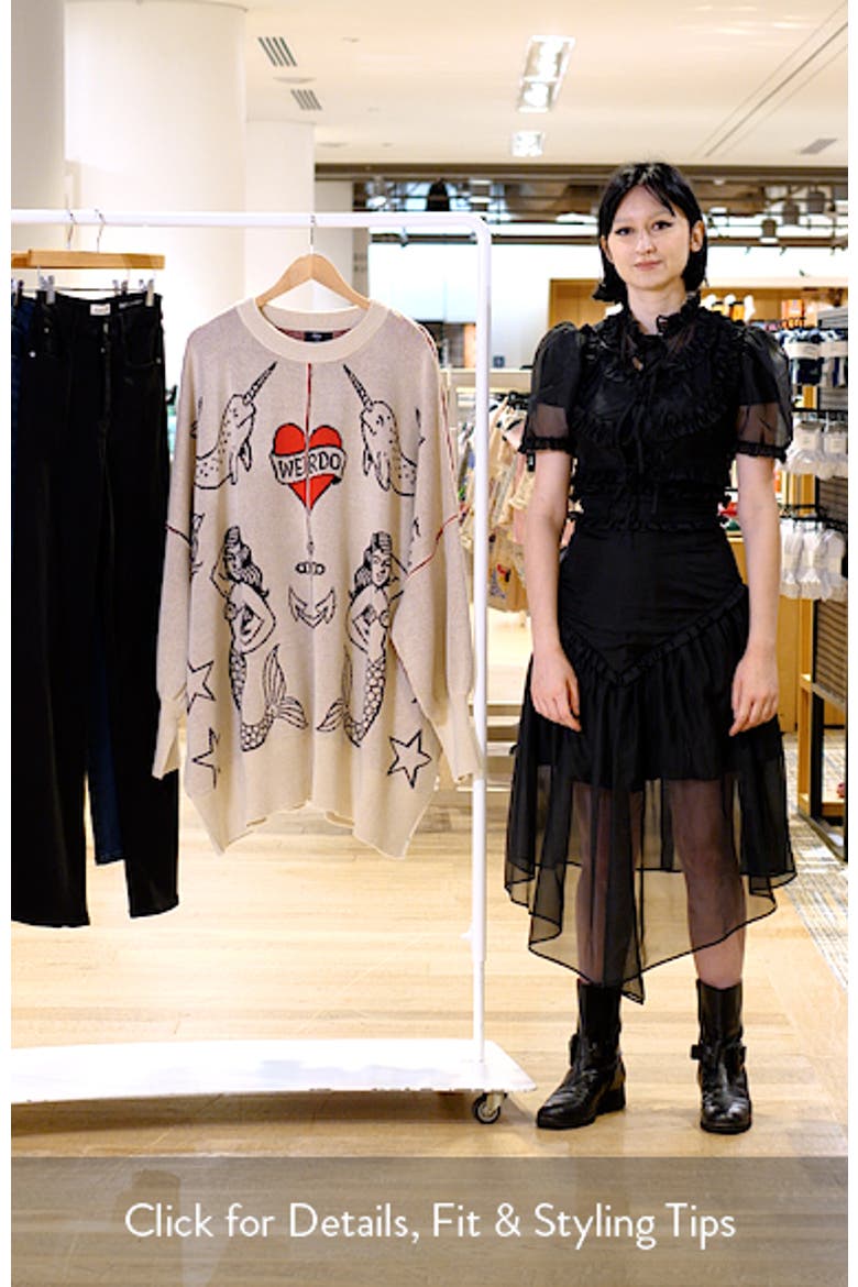 Tattoo Shop Oversized Sweater video