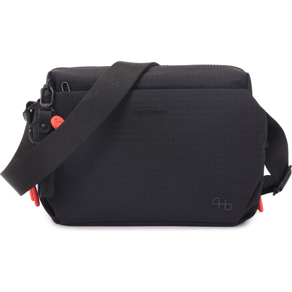Hedgren Kosho Water Repellent Crossbody Bag In Black