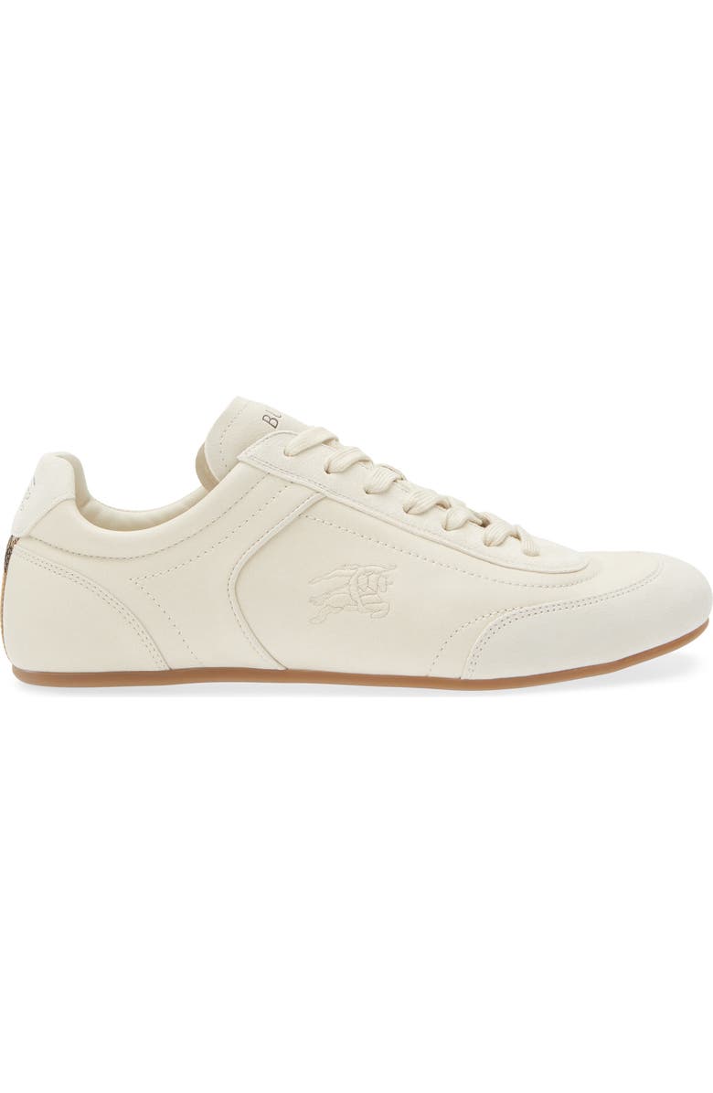 Burberry Equestrian Knight Design Runner Sneaker, Alternate, color, Dove Beige