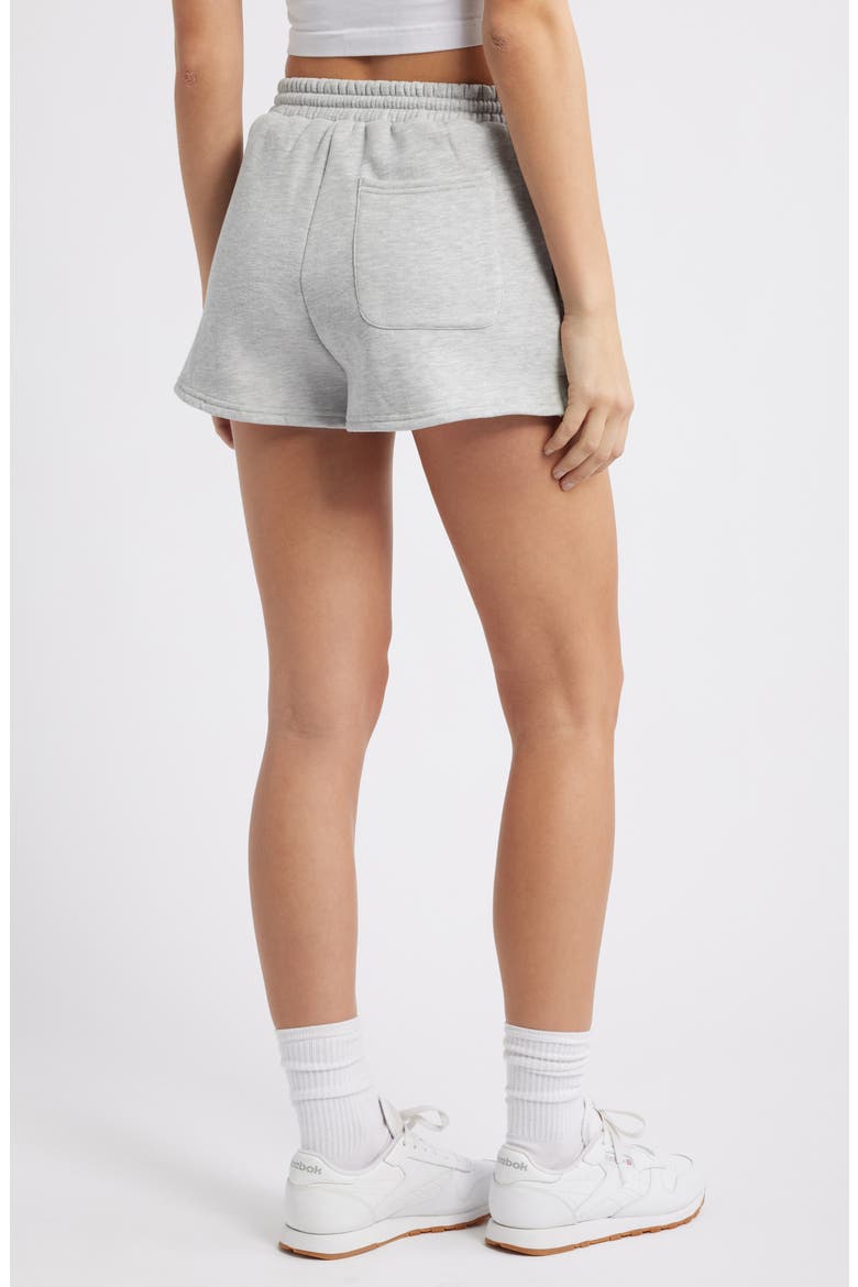 Cotton Blend Drawstring Sweat Shorts, Alternate, color, GREY