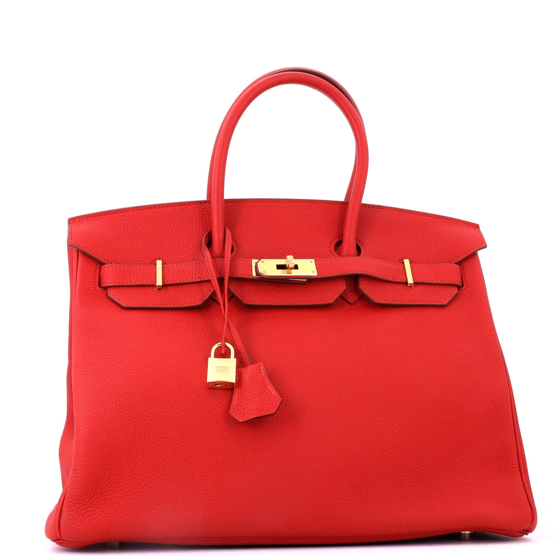 Birkin Handbag Red Togo with Gold Hardware 35, Alternate, color, Red
