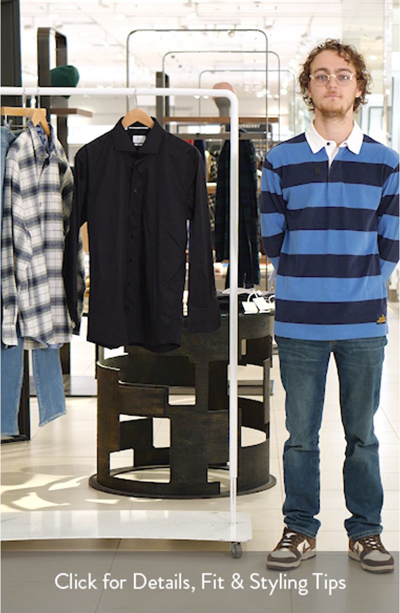 Luxury Slim Fit Non-Iron Dress Shirt, sales video thumbnail