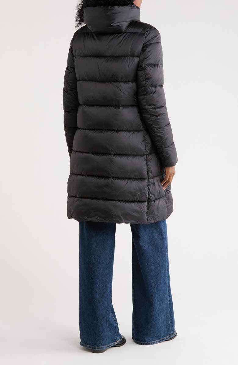 Save The Duck Luciana Puffer Coat, Alternate, color, Black
