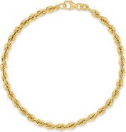 Bony Levy Men's 14K Gold Rope Chain Bracelet (Online Trunk Show)