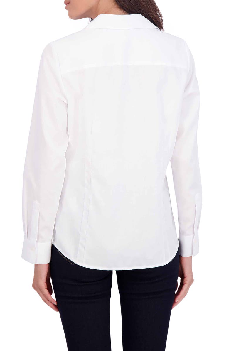 Foxcroft Taylor Cotton Blend Button-Up Shirt, Alternate, color, 