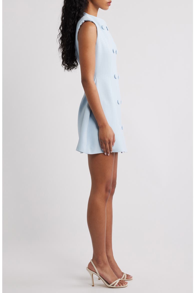 Cap Sleeve Fit & Flare Minidress, Alternate, color, POWDER BLUE