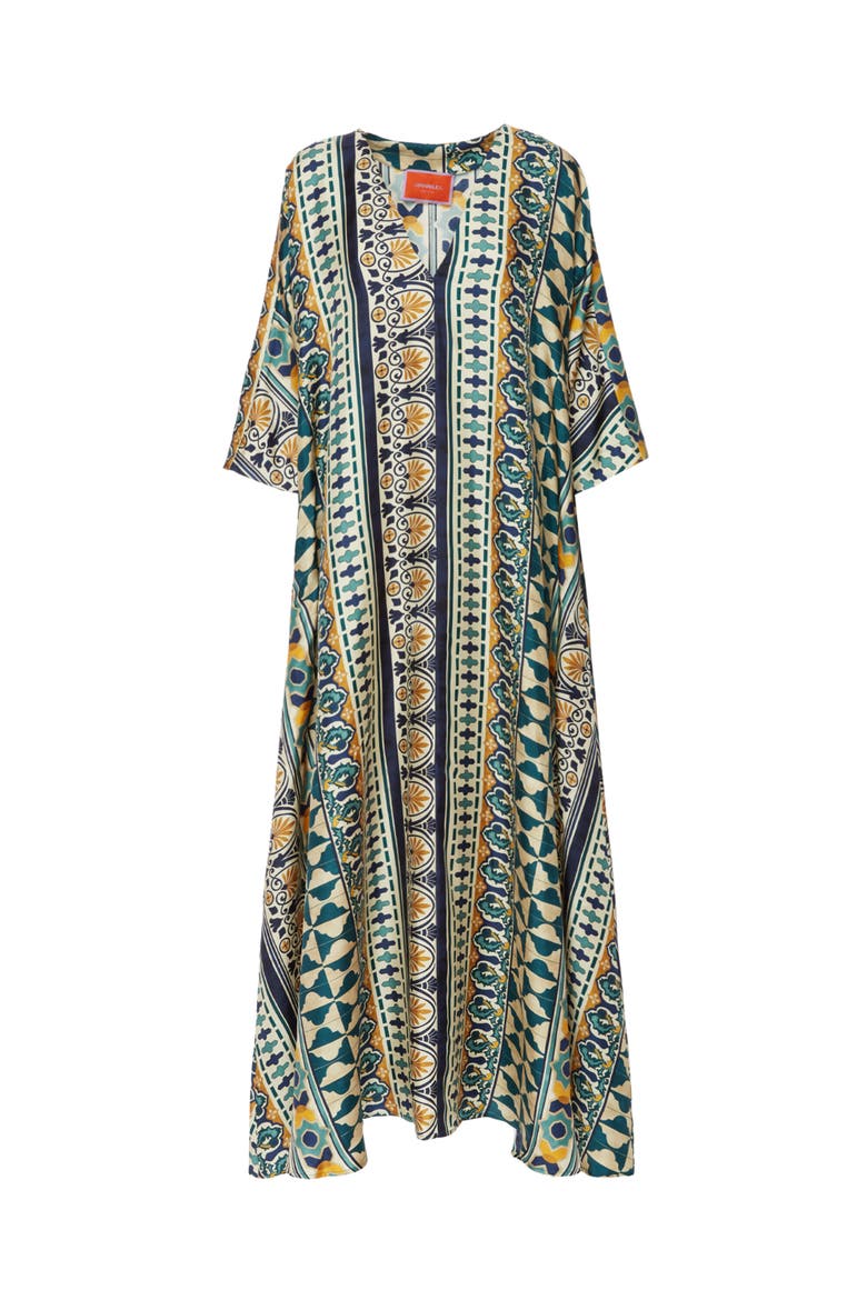 Muumuu Dress Placée Casareale Small Cream, Alternate, color, Casareale Small Placée Cream