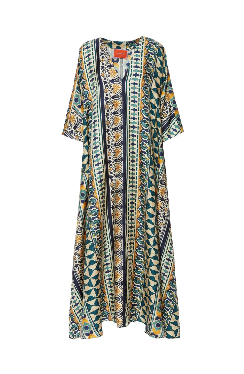 La DoubleJ Muumuu Dress Placée Casareale Small Cream, Alternate, color,