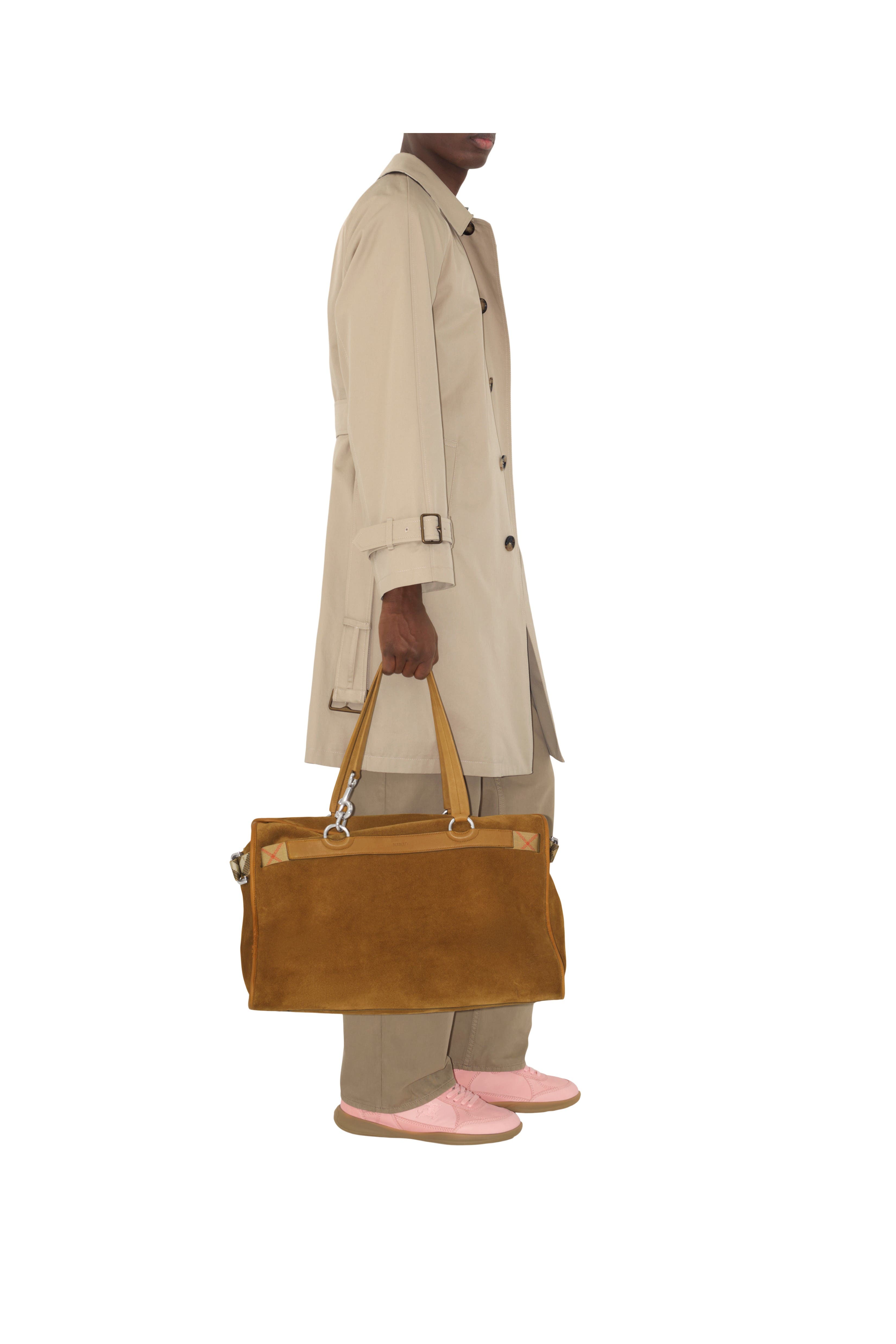 Burberry B Clip Holdall, Alternate, color, 