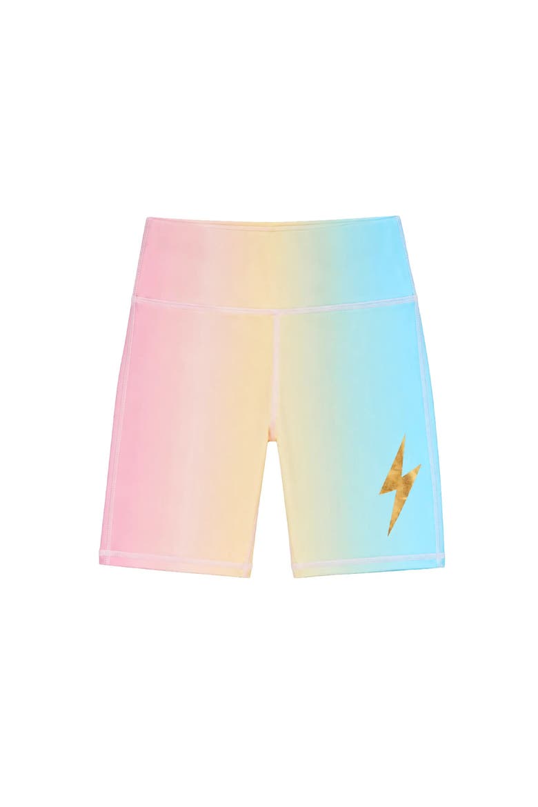 Big Kid Pastel Activewear Bike Shorts, Main, color, Multi