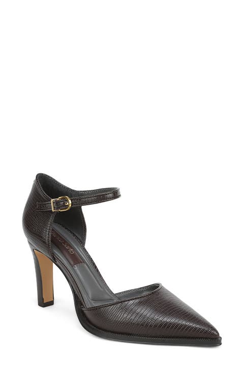 Alexa Ankle Strap Pointed Toe Pump