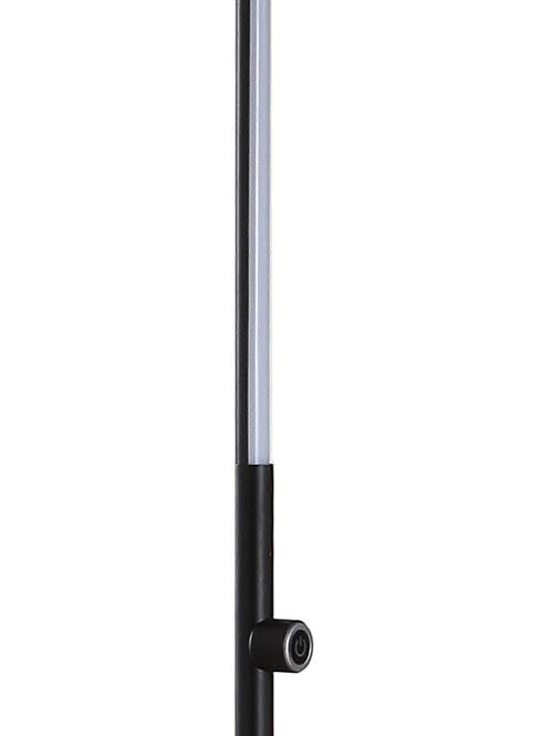 Jonathan Y Natalie 63" Led Integrated Floor Lamp In Black