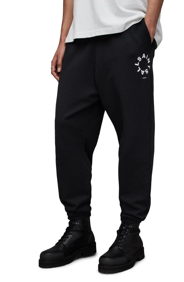 AllSaints Tierra Logo Graphic Joggers, Main, color, 