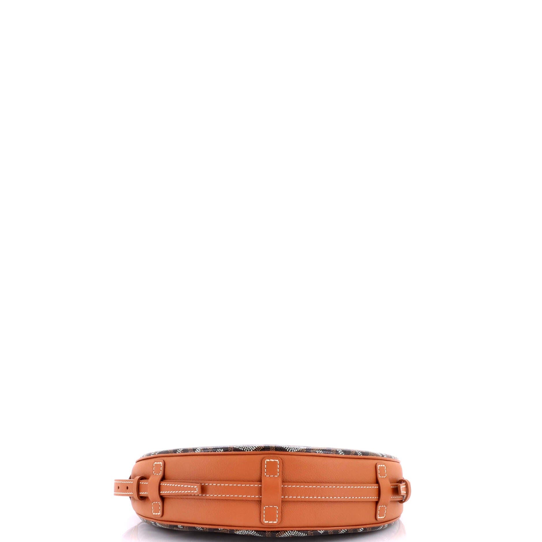 Pre-Owned Goyard Hirondelle Shoulder Bag Coated Canvas and Leather, Alternate, color, Brown